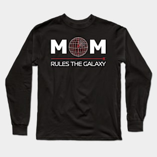 Star Wars Mom Rules Family Birthday Mothers Day Long Sleeve T-Shirt